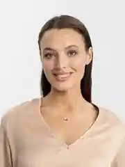 Золотой цепочка женская с бусинами