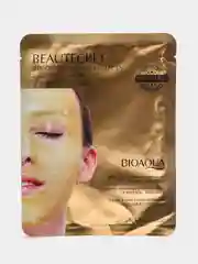 Гидрогелевая маска для лица Beautecret 24k Golden Luxury Collagen Lady Facial Mask