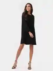 Черный платье женское из вельвета