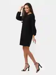 Черный платье женское из вельвета