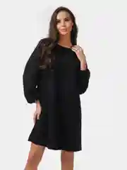Черный платье женское из вельвета