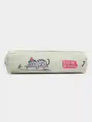 Желтый пенал школьный, с принтом