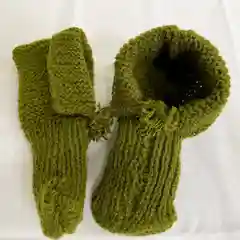 Розовый носки вязаные