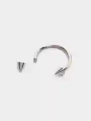 Серебряный циркуляр для пирсинга, 1.2х10х3 мм