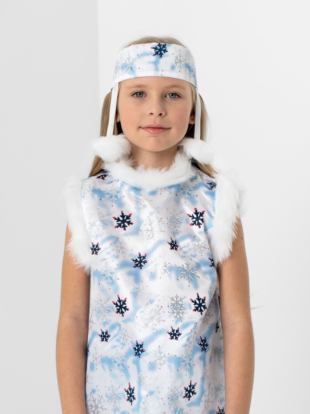 Надувной костюм Снежинка высотой 2,7 м