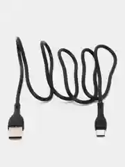 Черный кабель зарядный KLGO, быстрая зарядка, Micro USB, Type-C, 1 м