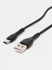Черный кабель зарядный KLGO, быстрая зарядка, Micro USB, Type-C, 1 м