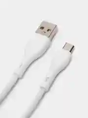 Белый кабель зарядный KLGO, быстрая зарядка, Micro USB, Type-C, 1 м