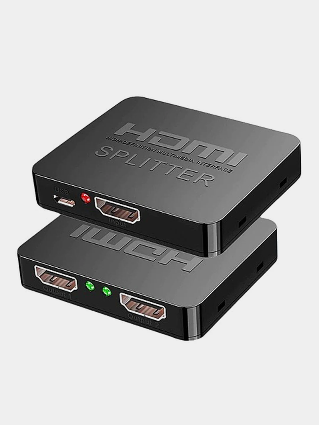 Разветвитель HDMI, сплиттер, 1 вход, 2 выхода