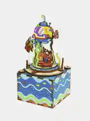 Деревянный 3D конструктор - музыкальная шкатулка *Under The Sea* AM406