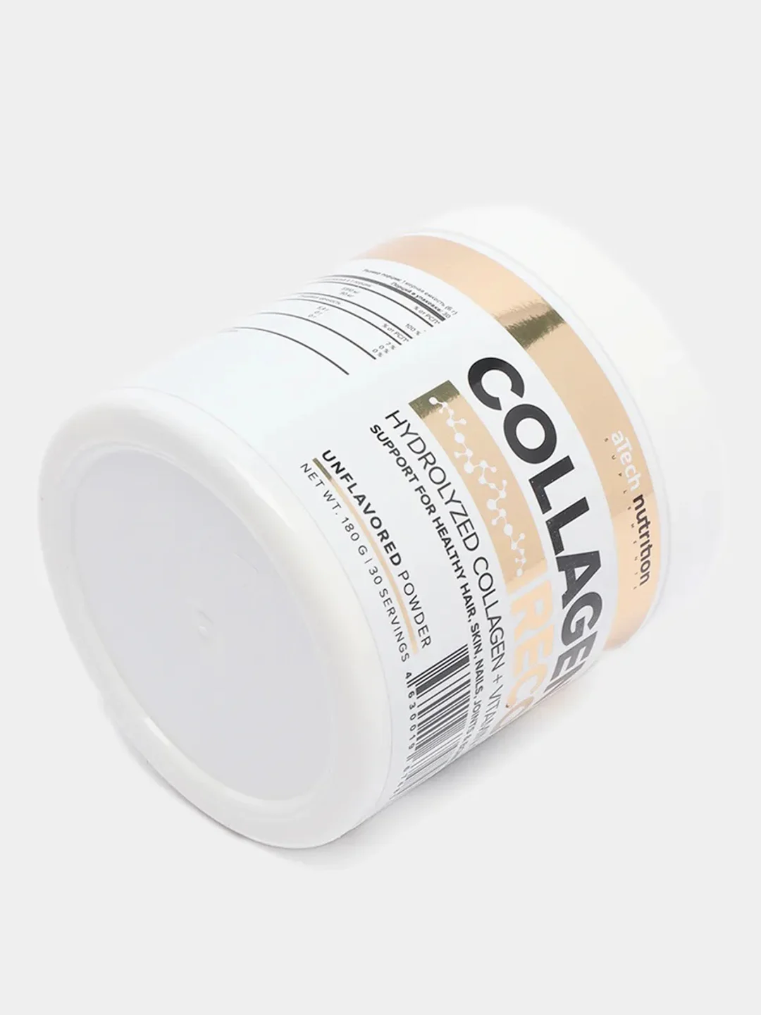 БАД Коллаген + Витамин C Reco, aTech nutrition, без вкуса, 180 г