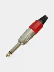 Штекер jack 6,3 мм под пайку моно