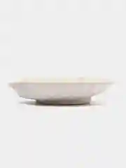 Золотой подставка/поднос из гипса, подсвечник "Ракушка", 11,1*4,4 см