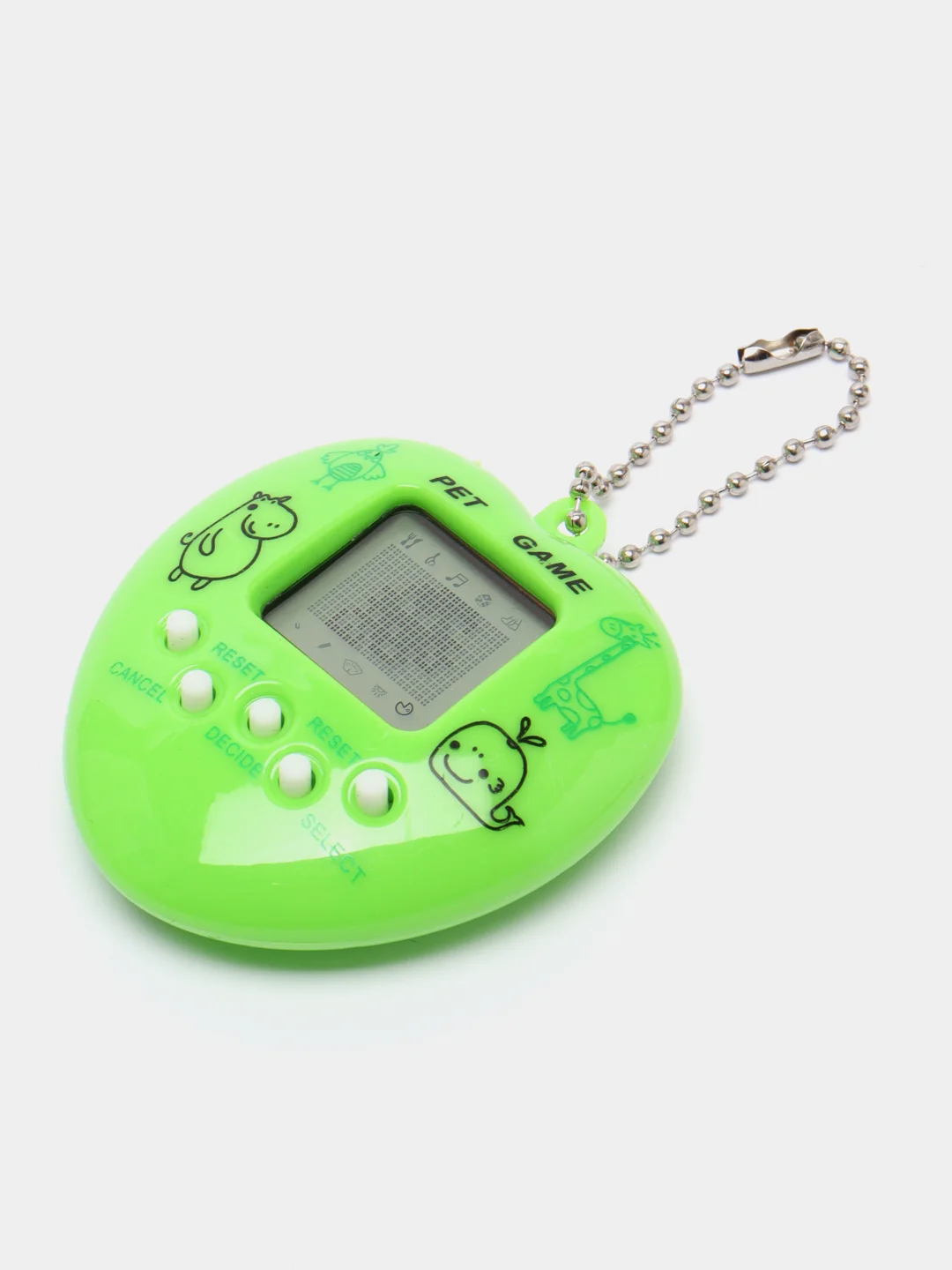 Зеленый виртуальный электронный питомец игрушка Тамагочи
