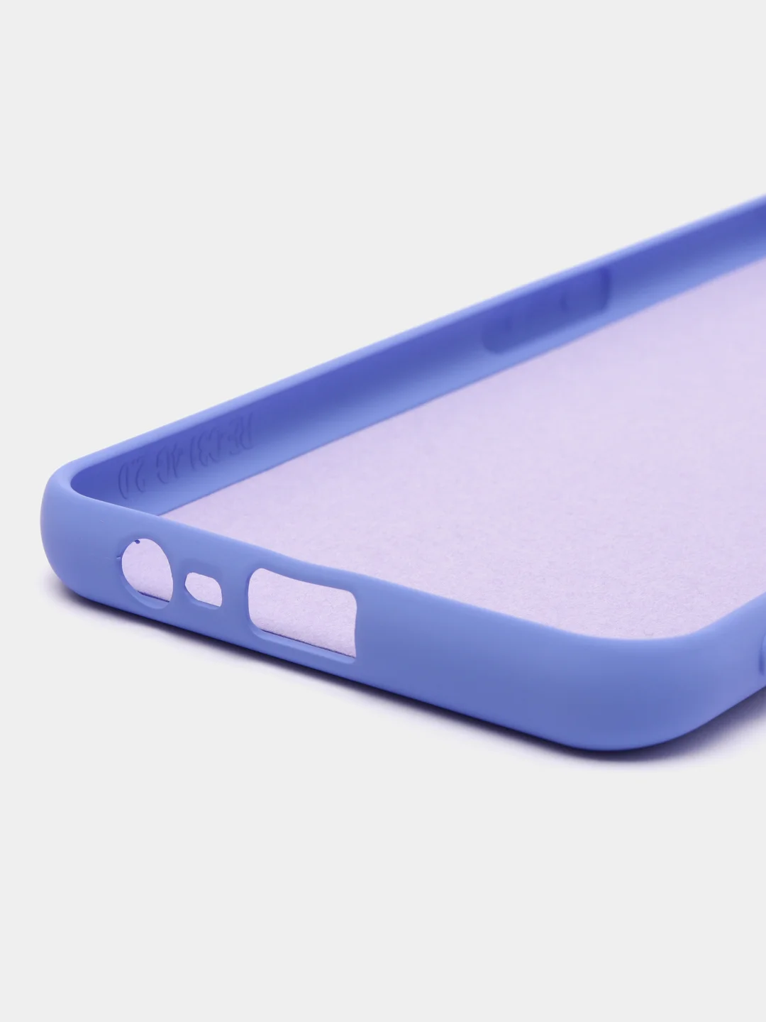 Сиреневый чехол Silicone Cover для Realme C31 / Реалми С30 силиконовый