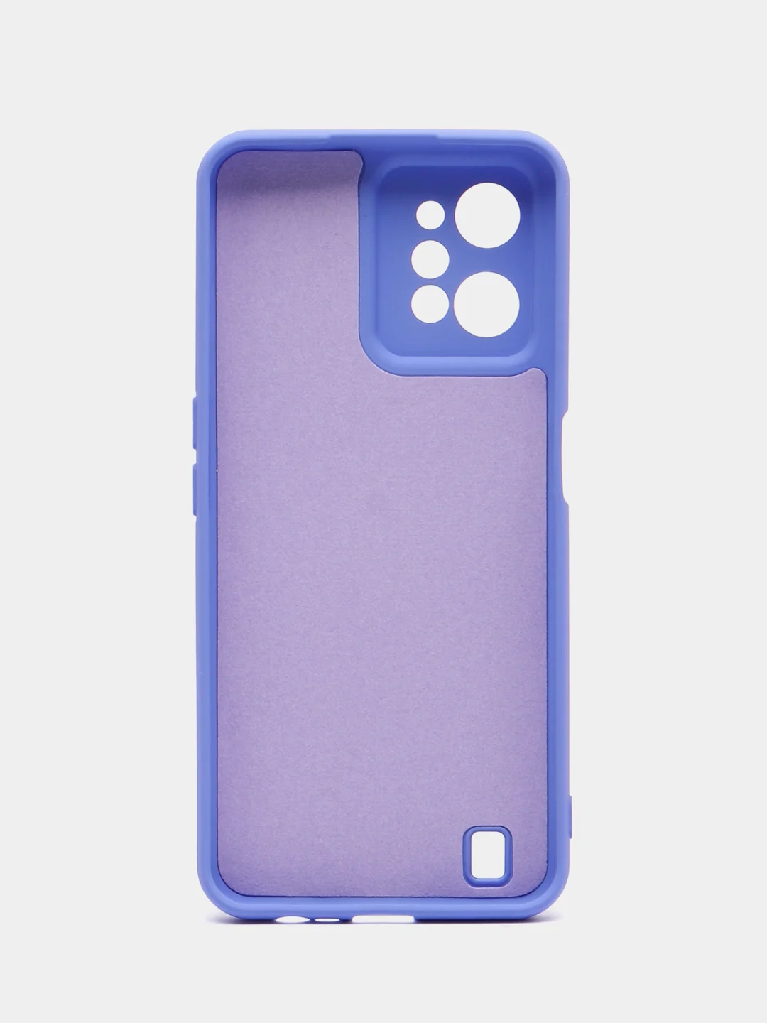 Сиреневый чехол Silicone Cover для Realme C31 / Реалми С30 силиконовый
