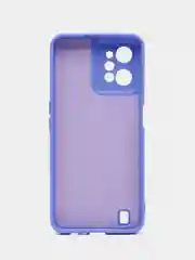 Сиреневый чехол Silicone Cover для Realme C31 / Реалми С30 силиконовый