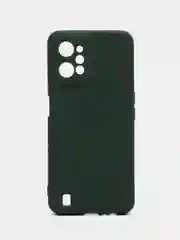 Тёмно-зелёный чехол Silicone Cover для Realme C31 / Реалми С30 силиконовый