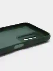Тёмно-зелёный чехол Silicone Cover для Realme C31 / Реалми С30 силиконовый