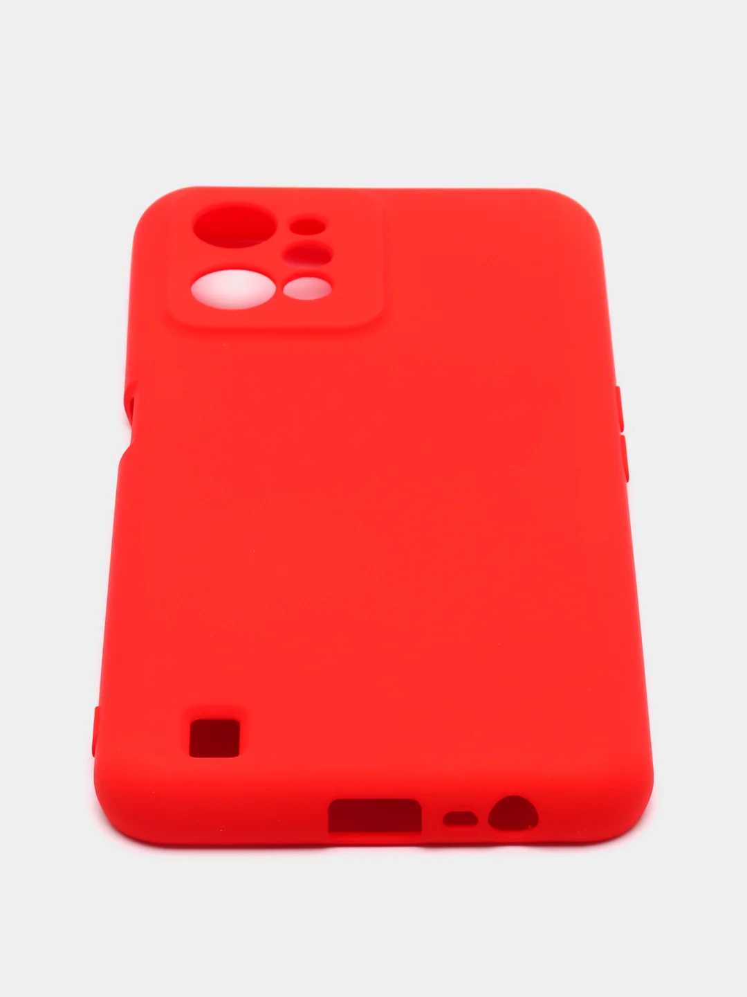 Красный чехол Silicone Cover для Realme C31 / Реалми С30 силиконовый