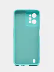 Бирюзовый чехол Silicone Cover для Realme C31 / Реалми С30 силиконовый