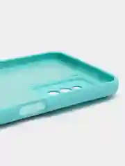 Бирюзовый чехол Silicone Cover для Realme C31 / Реалми С30 силиконовый