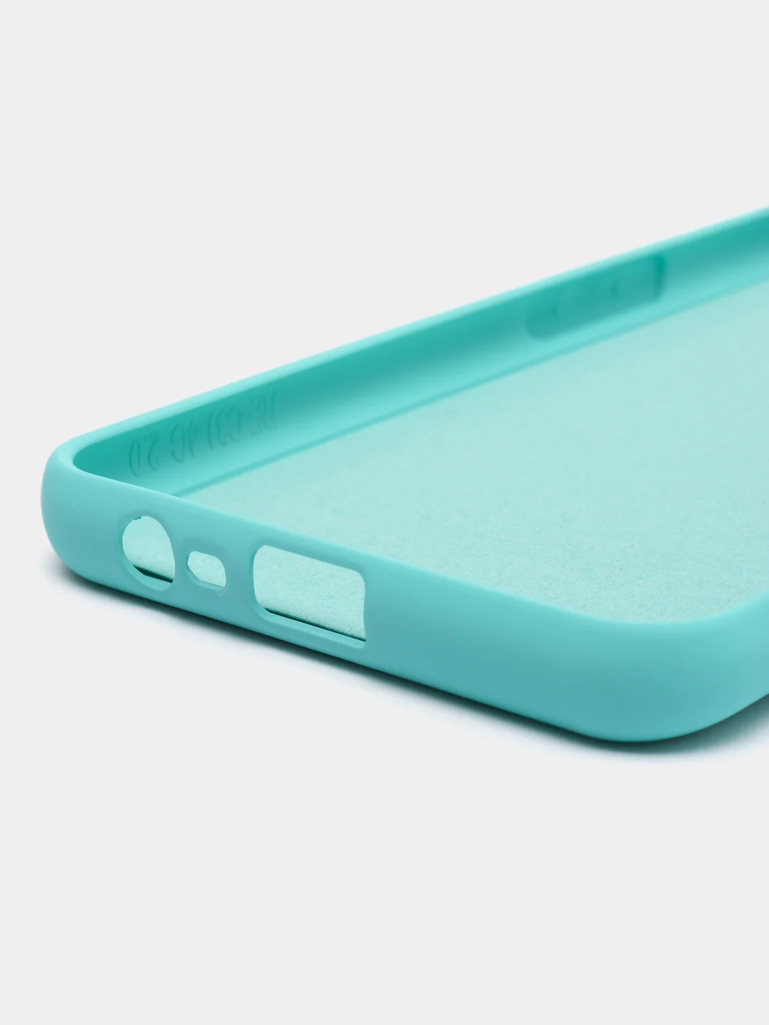 Бирюзовый чехол Silicone Cover для Realme C31 / Реалми С30 силиконовый