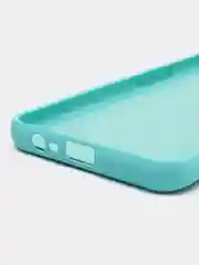 Бирюзовый чехол Silicone Cover для Realme C31 / Реалми С30 силиконовый