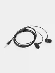 Черный наушники проводные Earphones Bass L29, вакуумные, с микрофоном, длина 1,2 м