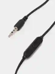Черный наушники проводные Earphones Bass L29, вакуумные, с микрофоном, длина 1,2 м