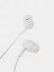Белый наушники проводные Earphones Bass L29, вакуумные, с микрофоном, длина 1,2 м