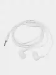 Белый наушники проводные Earphones Bass L29, вакуумные, с микрофоном, длина 1,2 м