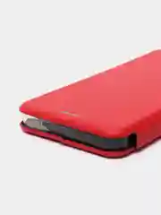 Красный чехол-книжка для Realme C33 / Реалми С33