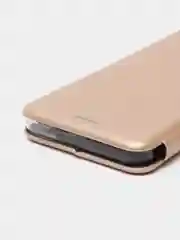 Золотой чехол-книжка для Realme C33 / Реалми С33