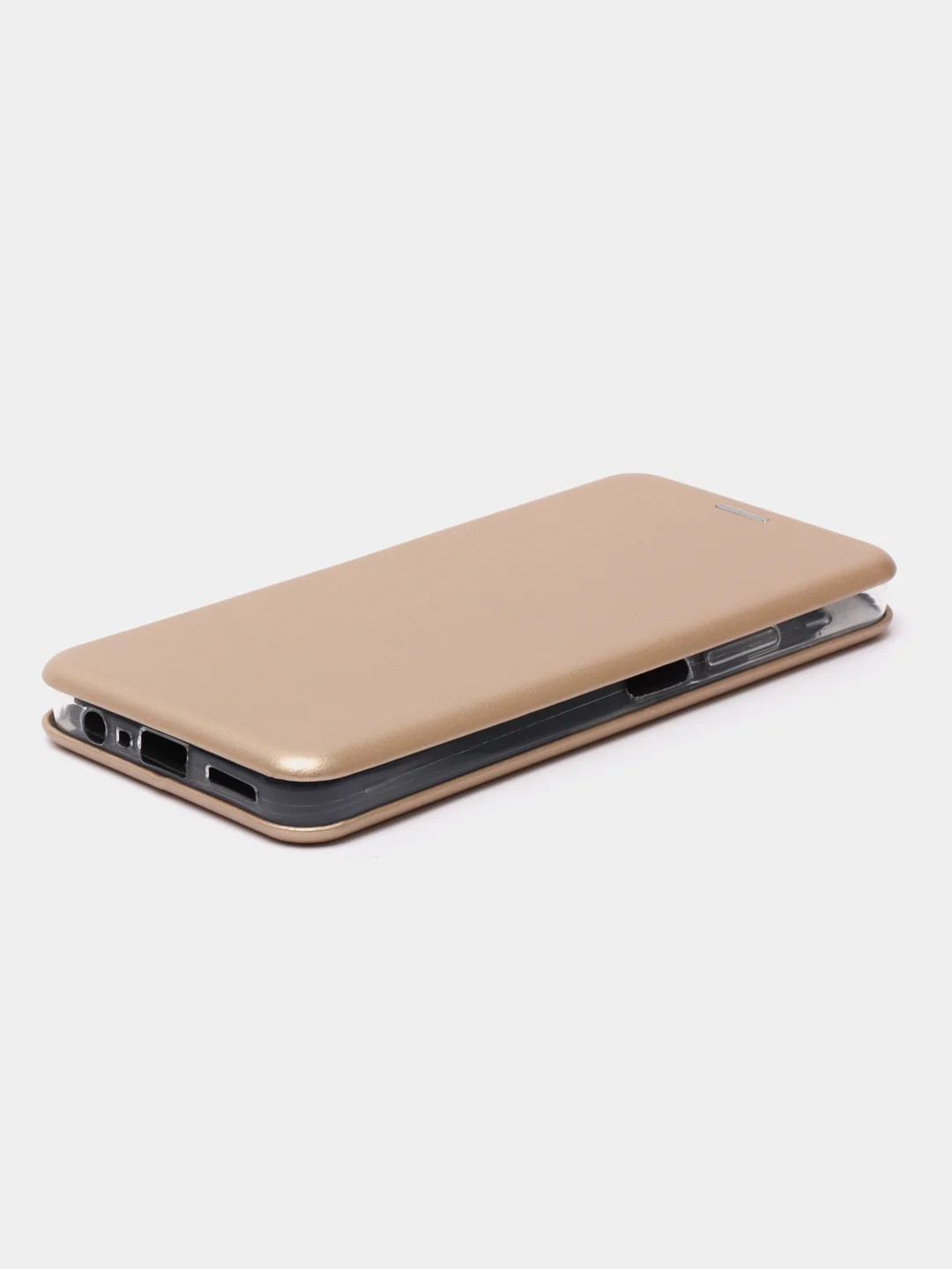 Золотой чехол-книжка для Realme C33 / Реалми С33