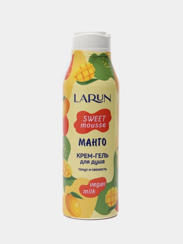 Крем-гель для душа LARUN Sweet Mousse "Манго", 400 мл