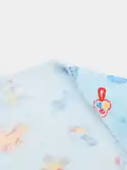 Лазурный пеленка фланелевая