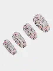 Серый накладные ногти 12шт