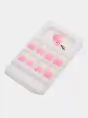 Алый накладные ногти 12шт