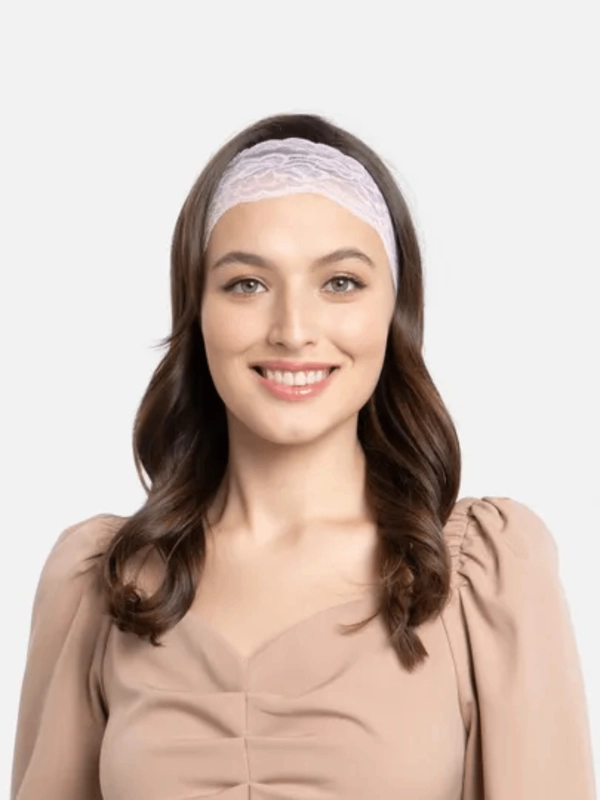 Повязка на голову женская, ажурная, 7*20см
