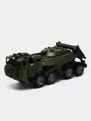Военный тягач "Щит", с танком