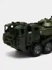 Военный тягач "Щит", с танком