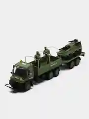Грузовик инерционный "Военный спецназ", с солдатами и техникой