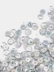 Серебряный пайетки 10 гр