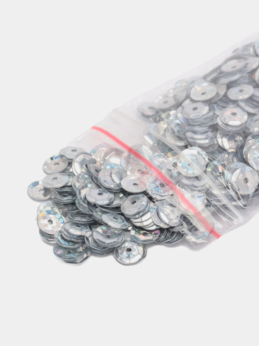 Серебряный пайетки 10 гр