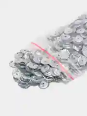 Серебряный пайетки 10 гр