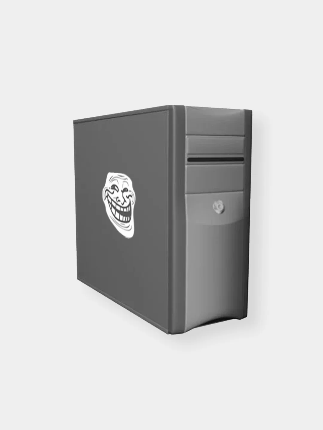 Наклейка стикер "Мем-Trolface" (Троллфейс лицо на авто, ноутбук, блокнот, чемодан, стекло)