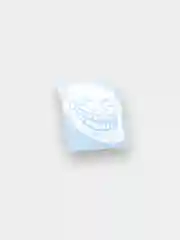 Наклейка стикер "Мем-Trolface" (Троллфейс лицо на авто, ноутбук, блокнот, чемодан, стекло)