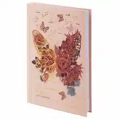 Ежедневник недатированный А5 Butterfly, 145 х 215 мм, 128 листов