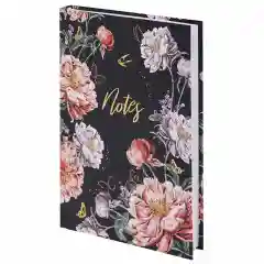 Ежедневник недатированный Flowers, А5, ламинированная обложка с фольгой, 128 листов